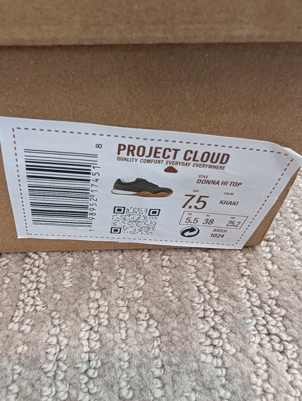 NIB/NEW Green Project Cloud Donna Hitop - Picture 3 of 8